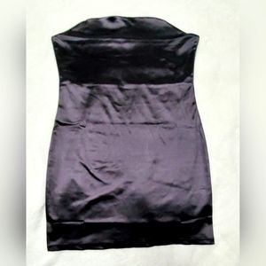 H&M bandeau dress black women's large